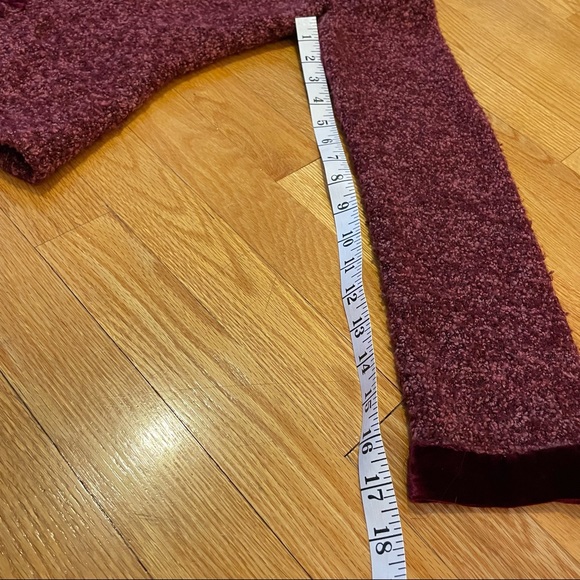 Anthropologie HWR Marled Sweater Jacket in Hard to Find Mulberry Color - Medium - Picture 8 of 10